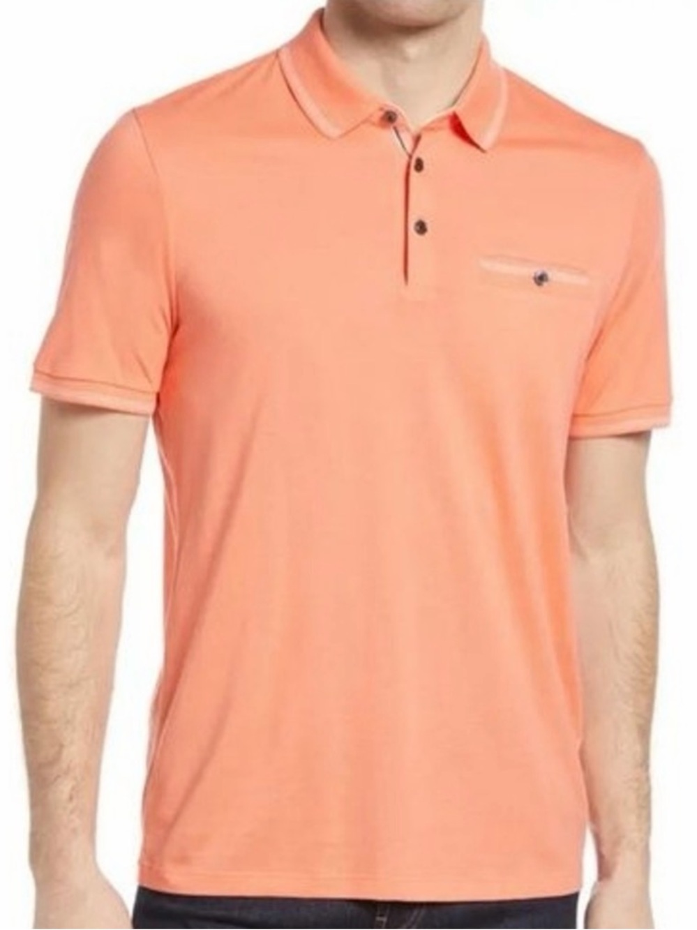 Ted Baker London Coral Short-Sleeve Polo